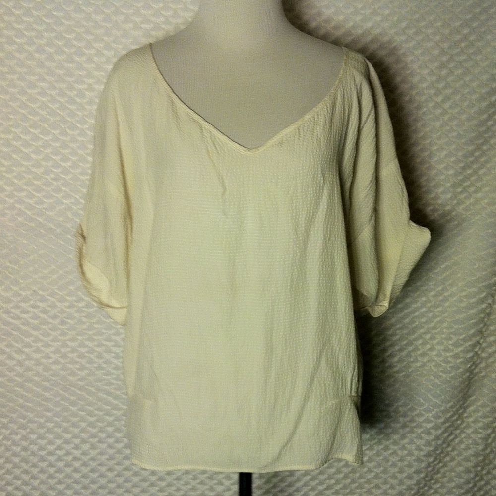 100% Silk MYNE Cutout Blouse